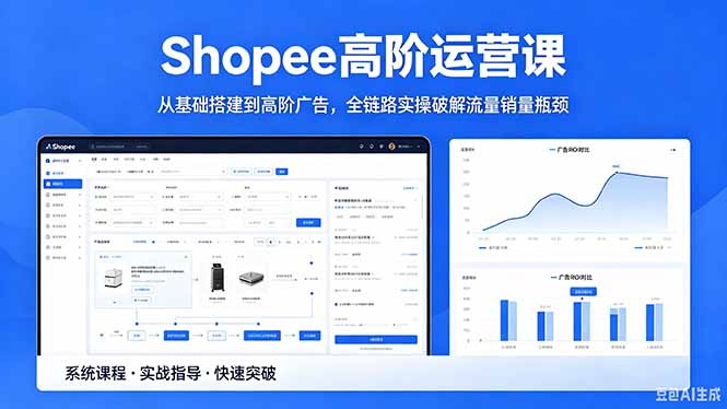 Shopee高阶运营课-2026年5月更新，从基础搭建到高阶广告，全链路实操破解流量销量瓶颈 - 佳梦网创 - 网创副业项目资源站-佳梦网创 - 网创副业项目资源站