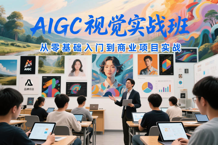 AIGC视觉实战班，从零基础入门到商业项目实战-佳梦网创 - 网创副业项目资源站
