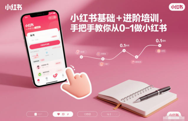 小红书基础+进阶培训，手把手教你从0-1做小红书 - 佳梦网创 - 网创副业项目资源站-佳梦网创 - 网创副业项目资源站