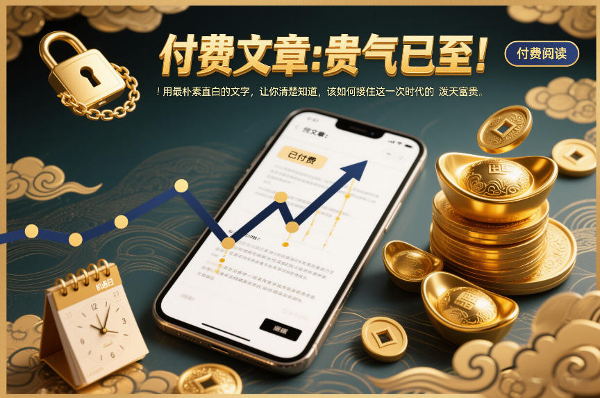 付费文章：贵气已至！用最朴素直白的文字，让你清楚知道，该如何接住这一次时代的泼天富贵 - 佳梦网创 - 网创副业项目资源站-佳梦网创 - 网创副业项目资源站