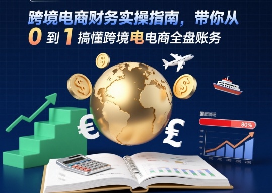 跨境电商财务实操指南，带你从0到1搞懂跨境电商全盘账务 - 佳梦网创 - 网创副业项目资源站-佳梦网创 - 网创副业项目资源站