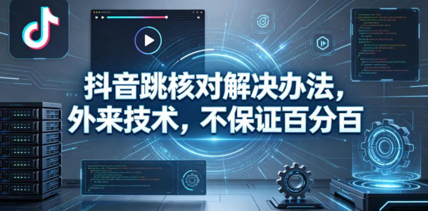 抖音跳核对解决办法，外来技术，不保证百分百 - 佳梦网创 - 网创副业项目资源站-佳梦网创 - 网创副业项目资源站