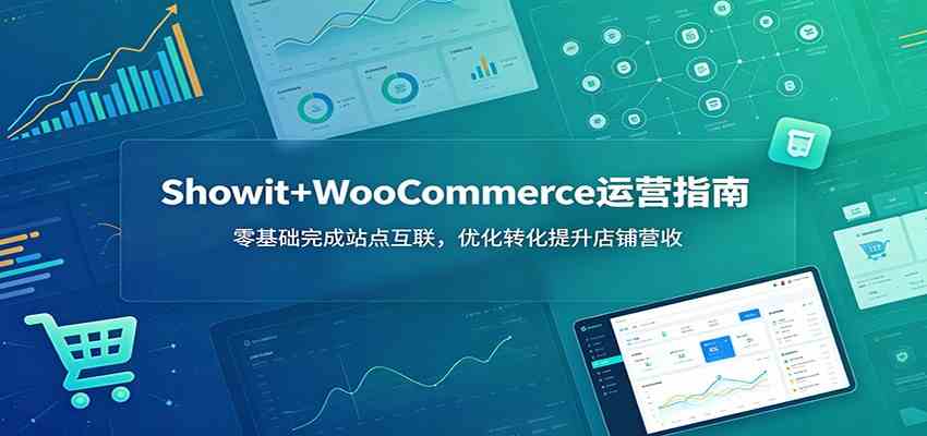 Showit+WooCommerce运营指南:零基础完成站点互联,优化转化提升店铺营收 Showit+WooCommerce运营指南:零基础完成站点互联,优化转化提升店铺营收