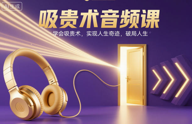 吸贵术音频课，学会吸贵术，实现人生奇迹，破局人生 - 佳梦网创 - 网创副业项目资源站-佳梦网创 - 网创副业项目资源站