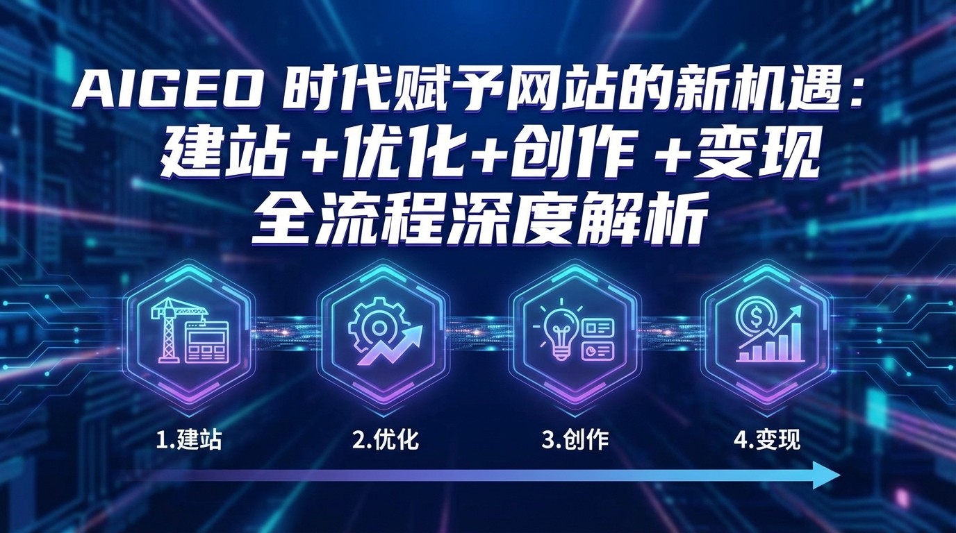 AIGEO+时代赋予网站的新机遇：建站+优化+创作+变现+全流程深度解析 - 佳梦网创 - 网创副业项目资源站-佳梦网创 - 网创副业项目资源站