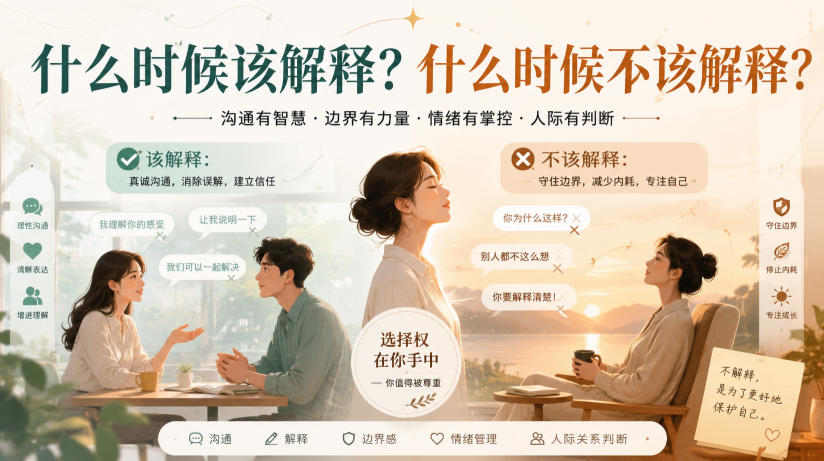 付费文章：什么时候该解释？什么时候不该解释？-佳梦网创 - 网创副业项目资源站