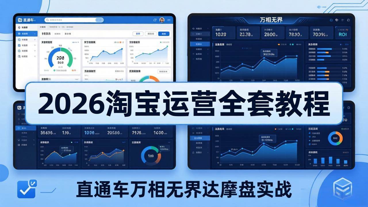 (18373期)2026淘宝运营全套教程(更新5月8日),直通车万相无界达摩盘实战,从基础到进阶提升流量转化 (18373期)2026淘宝运营全套教程(更新5月8日),直通车万相无界达摩盘实战,从基础到进阶提升流量转化