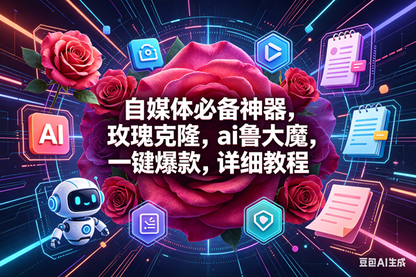 （18316期）玫瑰克隆神器，一键爆款ai工具，自媒体必备，60多个功能的教程 - 佳梦网创 - 网创副业项目资源站-佳梦网创 - 网创副业项目资源站