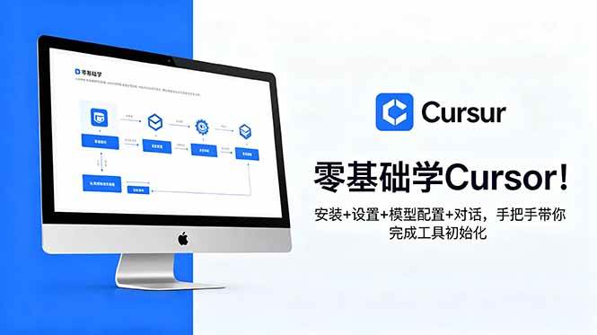 (18860期)零基础学Cursor!安装+设置+模型配置+对话,手把手带你完成工具初始化 (18860期)零基础学Cursor!安装+设置+模型配置+对话,手把手带你完成工具初始化