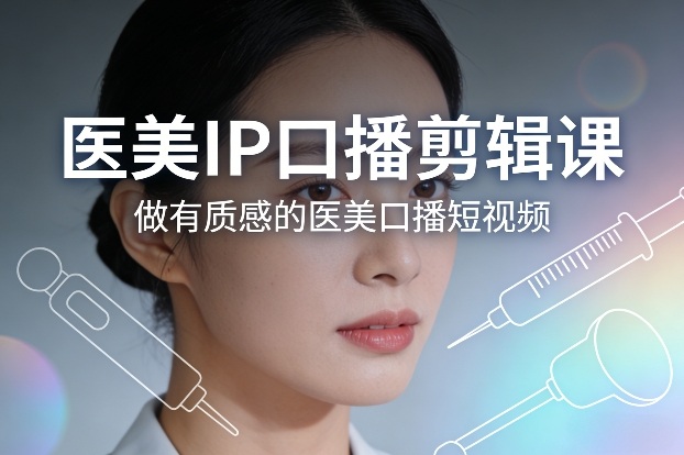 医美IP口播剪辑课，做有质感的医美口播短视频 - 佳梦网创 - 网创副业项目资源站-佳梦网创 - 网创副业项目资源站