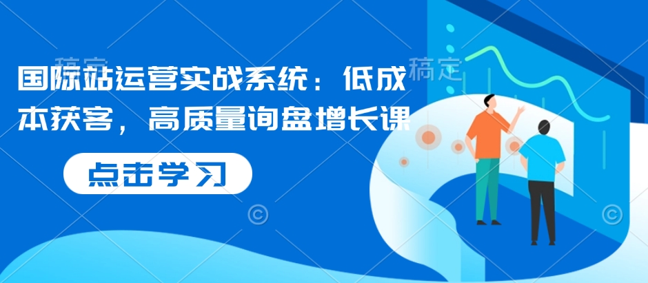 国际站运营实战系统：低成本获客，高质量询盘增长课（更新） - 佳梦网创 - 网创副业项目资源站-佳梦网创 - 网创副业项目资源站