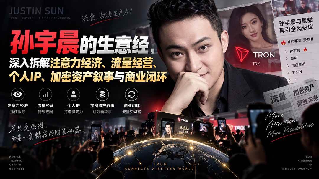 (20290期)某星球精华文章——孙宇晨的生意经,深入拆解注意力经济、流量经营、个人IP、加密资产叙事与商业闭环-佳梦网创 - 网创副业项目资源站