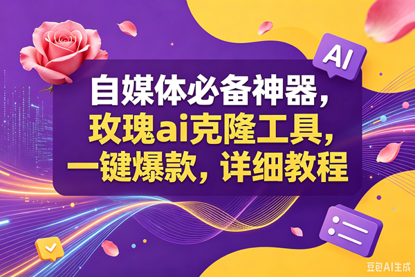 （18977期）玫瑰ai克隆工具，一键爆款ai神器，自媒体的必备工具，50多个功能，详细教程-佳梦网创 - 网创副业项目资源站