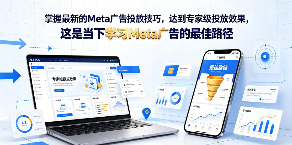 掌握最新的Meta广告投放技巧，达到专家级投放效果，这是当下学习Meta广告的最佳路径【原创双语字幕】-佳梦网创 - 网创副业项目资源站