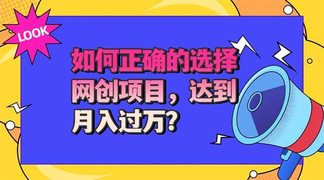 （20234期）选择大于努力！选对项目才能实现月入过万，才能避免成为绿油油的韭菜-佳梦网创 - 网创副业项目资源站