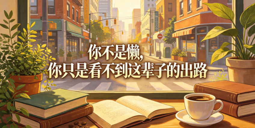 付费文章:你不是懒,你只是看不到这辈子的出路-佳梦网创 - 网创副业项目资源站