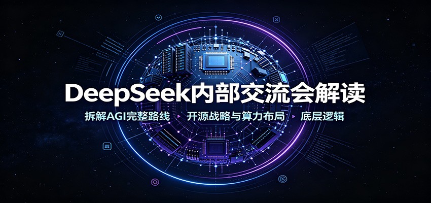 DeepSeek内部交流会解读:拆解AGI完整路线,开源战略与算力布局底层逻辑-佳梦网创 - 网创副业项目资源站
