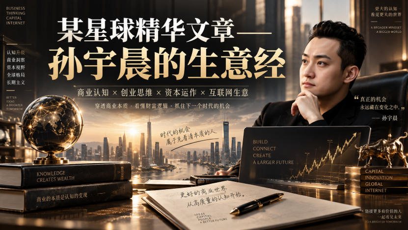 某星球精华文章——孙宇晨的生意经-佳梦网创 - 网创副业项目资源站