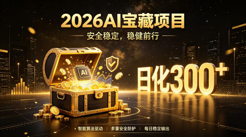2026AI安全掘金项目,日化稳定300+,无需人为干预操作,当天见收益,操作简单【揭秘】 2026AI安全掘金项目,日化稳定300+,无需人为干预操作,当天见收益,操作简单【揭秘】