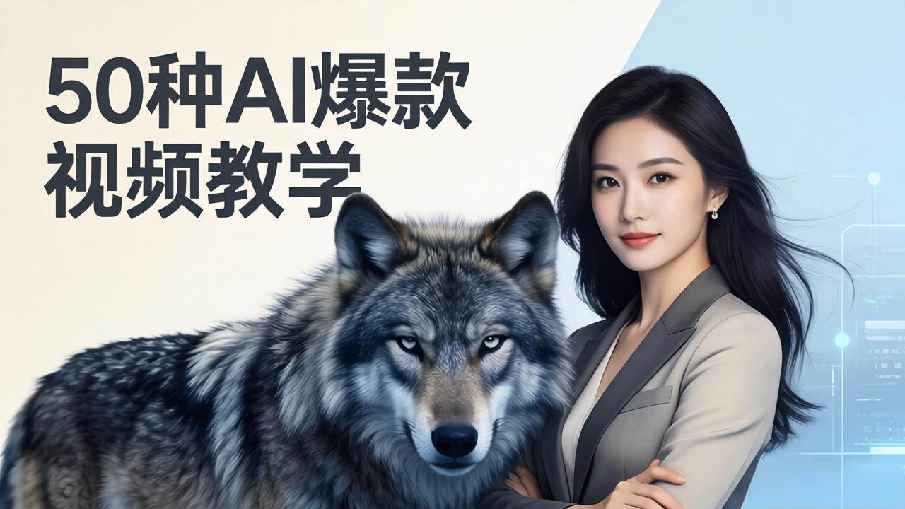 (17815期)50种AI爆款视频教学:影视级古诗词+治愈萌宠+山海经蛟龙,高阶宝典商业落地 (17815期)50种AI爆款视频教学:影视级古诗词+治愈萌宠+山海经蛟龙,高阶宝典商业落地