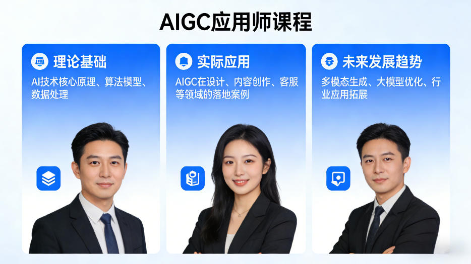 AIGC应用师课程,覆盖了AI技术的理论基础、实际应用、以及未来发展趋势-佳梦网创 - 网创副业项目资源站