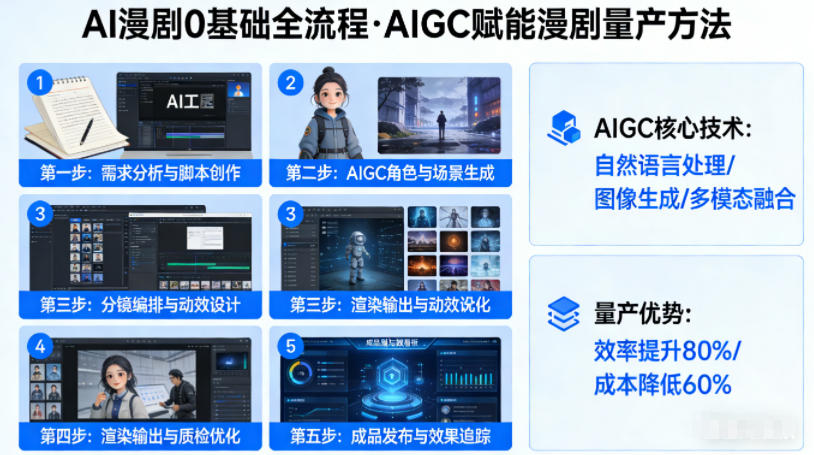 AI漫剧0基础全流程，快速掌握AIGC赋能的漫剧量产方法-佳梦网创 - 网创副业项目资源站