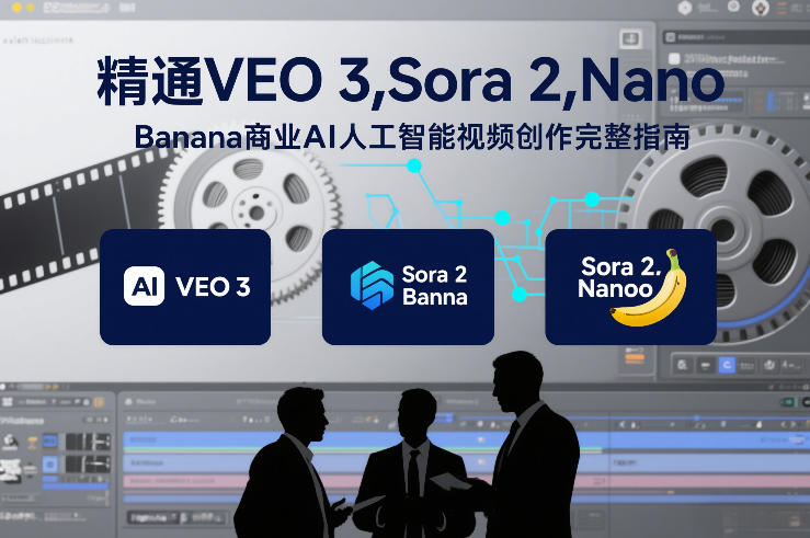 精通VEO 3，Sora 2，Nano Banana商业AI人工智能视频创作完整指南 - 佳梦网创 - 网创副业项目资源站-佳梦网创 - 网创副业项目资源站