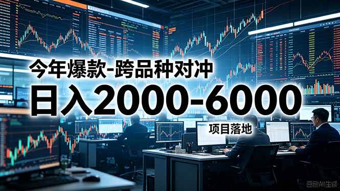 (18918期)今年爆款-跨品种对冲日入2000-6000,项目落地! (18918期)今年爆款-跨品种对冲日入2000-6000,项目落地!