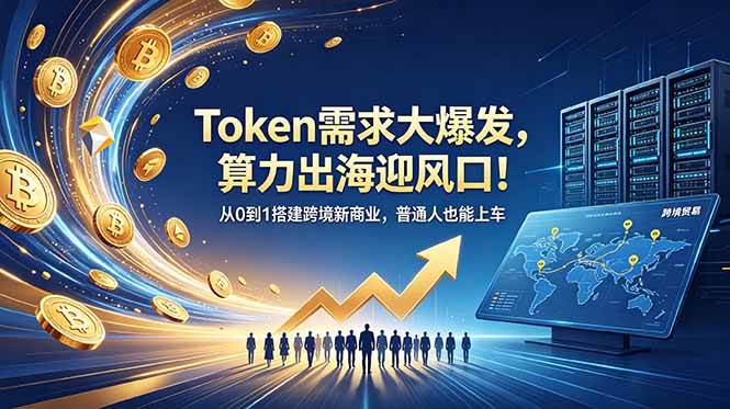 （18889期）Token需求大爆发，算力出海迎风口！从0到1搭建跨境新商业，普通人也能上车 - 佳梦网创 - 网创副业项目资源站-佳梦网创 - 网创副业项目资源站