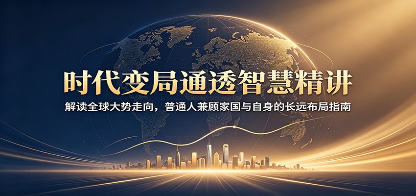 时代变局通透智慧精讲:解读全球大势走向,普通人兼顾家国与自身的长远布局指南 时代变局通透智慧精讲:解读全球大势走向,普通人兼顾家国与自身的长远布局指南