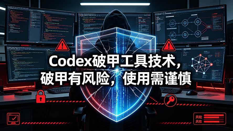 （19533期）Codex破甲工具技术，破甲有风险，使用需谨慎 - 佳梦网创 - 网创副业项目资源站-佳梦网创 - 网创副业项目资源站