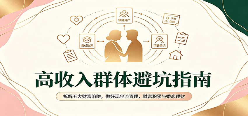 高收入群体避坑指南：拆解五大财富陷阱，做好现金流管理，财富积累与婚恋理财-佳梦网创 - 网创副业项目资源站