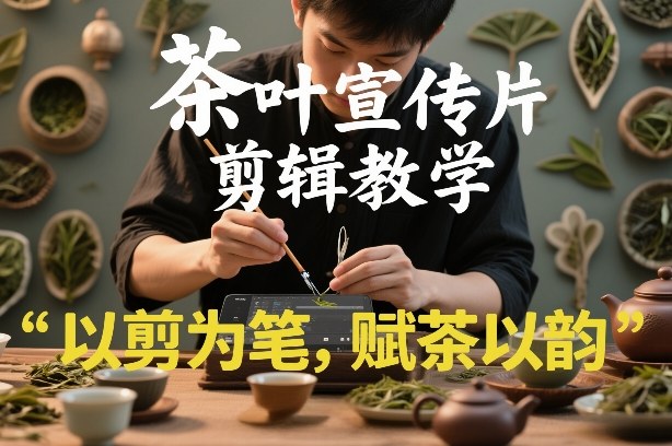 茶叶宣传片剪辑教学，以剪为笔，赋茶以韵，新手也能拍出高级感-佳梦网创 - 网创副业项目资源站