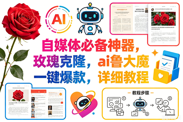 (18441期)玫瑰克隆神器,一键ai大魔,爆款工具,自媒体必备,60多个功能的详细教程 (18441期)玫瑰克隆神器,一键ai大魔,爆款工具,自媒体必备,60多个功能的详细教程