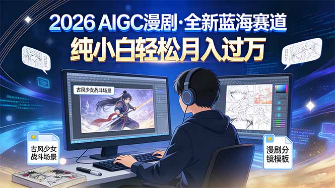 2026年全新蓝海赛道，纯小白轻松月入过万 - 佳梦网创 - 网创副业项目资源站-佳梦网创 - 网创副业项目资源站