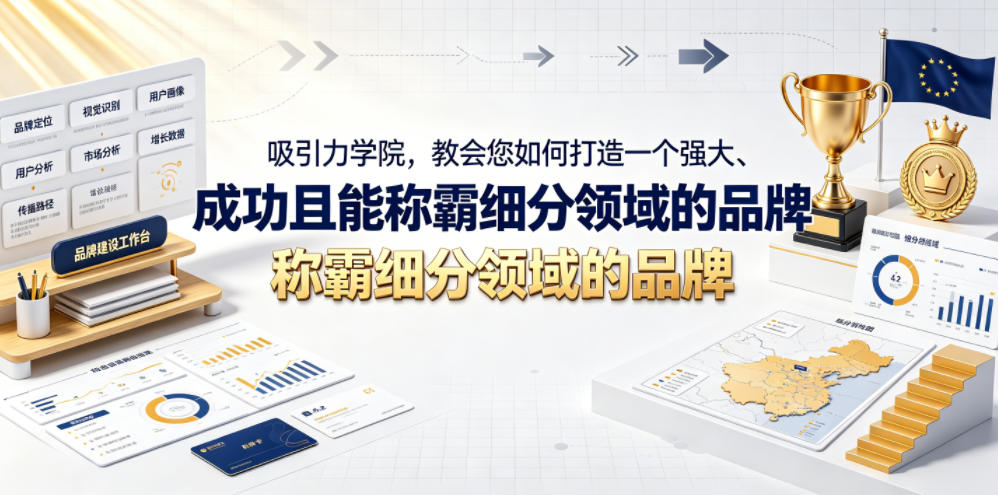吸引力学院,教会您如何打造一个强大、成功且能称霸细分领域的品牌!【原创双语字幕】-佳梦网创 - 网创副业项目资源站