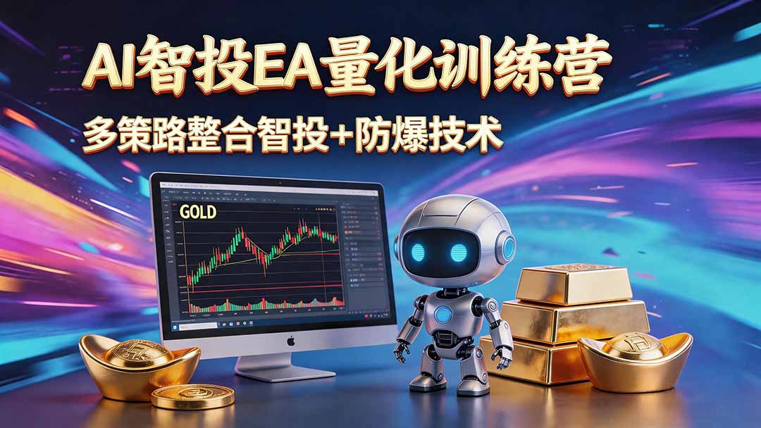 AI智投EA量化运营技术，自动化黄金操盘技术，小白也可以轻松上手日入1000+ - 佳梦网创 - 网创副业项目资源站-佳梦网创 - 网创副业项目资源站