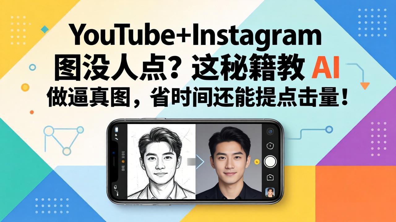 YouTube+Instagram图没人点?这秘籍教 AI 做逼真图,省时间还能提点击量-佳梦网创 - 网创副业项目资源站