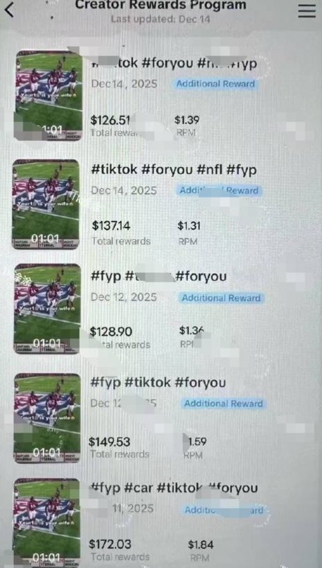 Tiktok中视频体育赛道混剪原创长期玩法，靠播放量賺米，小白轻松上手