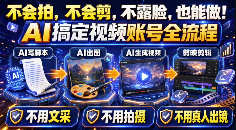 AI短视频起号实战项目，用AI做视频起号，45天涨粉12W，一条广告8.5k，广告接到手软，引流、变现两不误！-佳梦网创 - 网创副业项目资源站