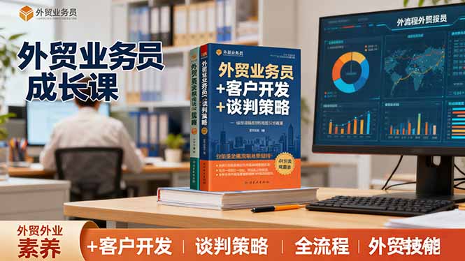 外贸业务员成长课：职业素养+客户开发+谈判策略、掌握全流程外贸技能-佳梦网创 - 网创副业项目资源站