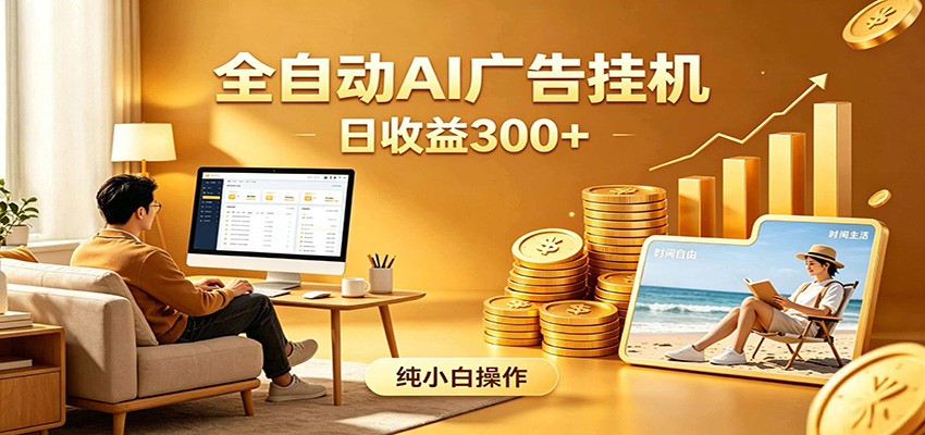 AI风口项目，全程解放双手，后台自动运行赚取收益，每天稳定收益300+ - 佳梦网创 - 网创副业项目资源站-佳梦网创 - 网创副业项目资源站