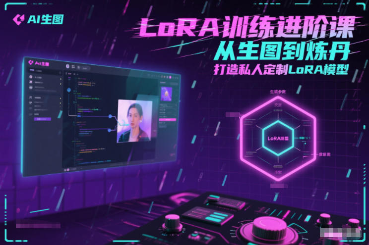 LoRA训练进阶课，从生图到炼丹，打造私人定制LoRA模型 - 佳梦网创 - 网创副业项目资源站-佳梦网创 - 网创副业项目资源站