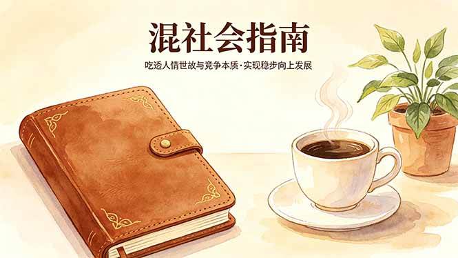 (18282期)付费文章:混社会指南,吃透人情世故与竞争本质,实现稳步向上发展 (18282期)付费文章:混社会指南,吃透人情世故与竞争本质,实现稳步向上发展