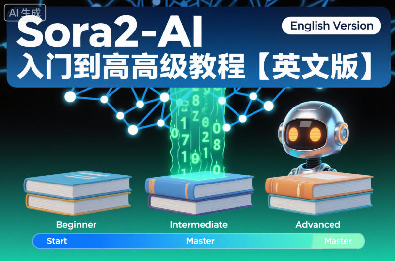 Sora2-AI入门到高级教程【英文版】 - 佳梦网创 - 网创副业项目资源站-佳梦网创 - 网创副业项目资源站