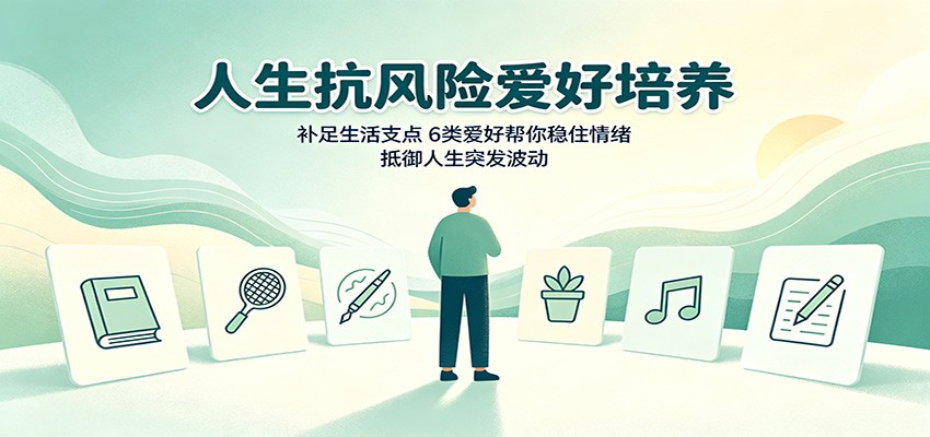 人生抗风险爱好培养：补足生活支点，6类爱好帮你稳住情绪，抵御人生突发波动 - 佳梦网创 - 网创副业项目资源站-佳梦网创 - 网创副业项目资源站