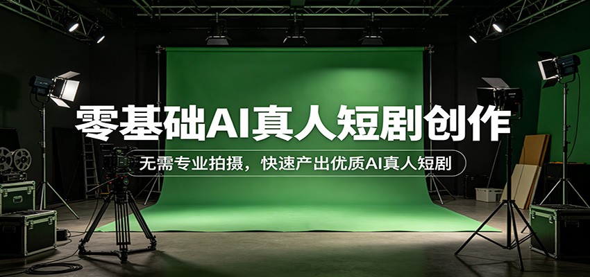 零基础AI真人短剧创作:无需专业拍摄,快速产出优质AI真人短剧-佳梦网创 - 网创副业项目资源站