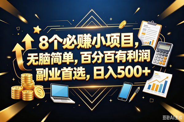 （18530期）9个必赚钱的小项目，百分百赚米，无脑简单，副业首选，日入399+ - 佳梦网创 - 网创副业项目资源站-佳梦网创 - 网创副业项目资源站