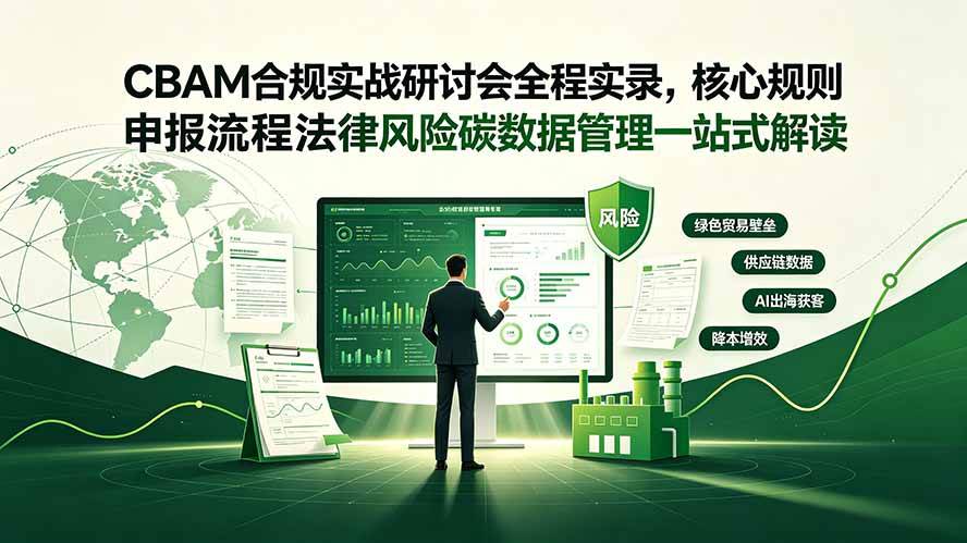 (19235期)CBAM合规实战研讨会全程实录,核心规则申报流程法律风险碳数据管理一站式解读-佳梦网创 - 网创副业项目资源站