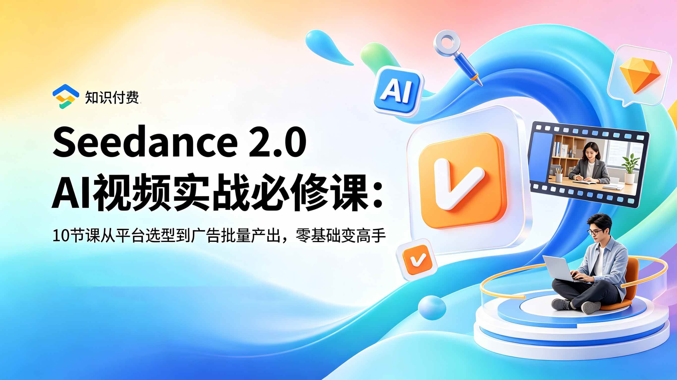 （18998期）Seedance 2.0 AI视频实战必修课：10节课从平台选型到广告批量产出，零基础变高手 - 佳梦网创 - 网创副业项目资源站-佳梦网创 - 网创副业项目资源站